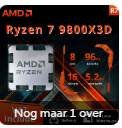 AMD Ryzen 7 9800X3D CPU voor €336,04 dmv code bij Aliexpress