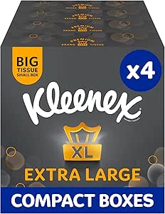 Kleenex Extra Large Facial Tissues 4 Pack for £9.10 on Amazon UK (S&S)