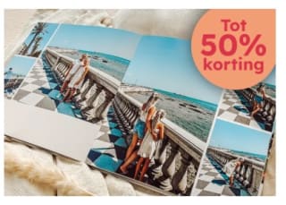 Tot 50% korting op fotoboeken vouchers bij Smartphoto