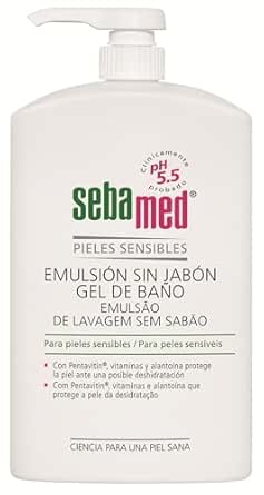 Sebamed Emulsión sin Jabón, Gel Baño Pieles Normales y Sensibles 1 litro por 9.55€