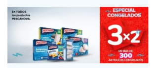 3×2 en Congelados desde Carrefour.