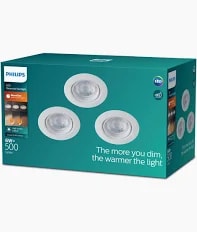 Philips Impala Wit 6W Warmglow (3 stuks) voor €14,90 bij Proshop