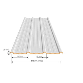 Plaque Bacacier gris en acier galvanisé 3 x 0,9 m pour 26,73€ chez Brico Dépôt