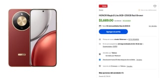 HONOR Magic8 Lite 256GB por $5,689 | Walmart