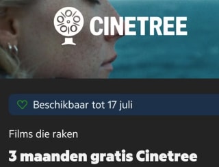 3 maanden Cinetree gratis voor KPN leden
