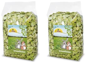 2 x Copos de Guisantes 1 kg alimento natural bajo en grasa para roedores por 3.98€