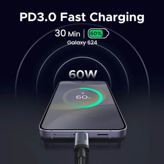 UGREEN PD60W cable USB-C a USB-C (pack de 2x2m) por $47 en AliExpress