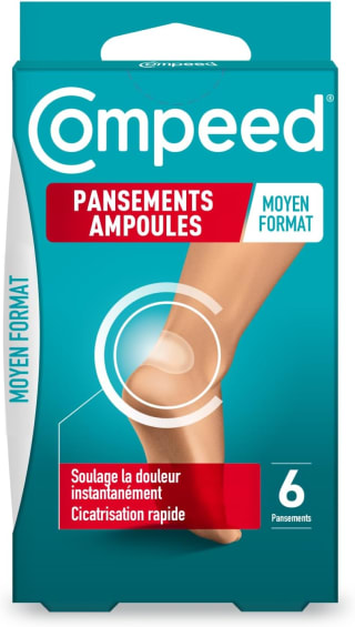 6 Pansements Ampoules Hydrocolloïde - Compeed à 4,75€