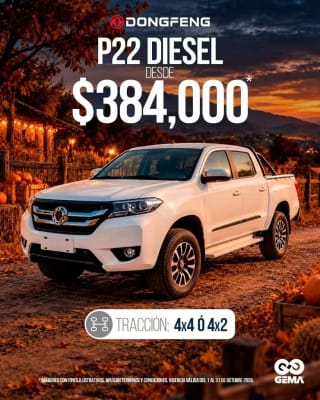 Camioneta Dongfeng 2026 P22 desde $384,000