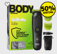 50% korting op veel Gillette Labs scheerartikelen bij Kruidvat
