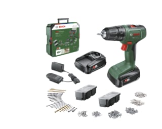 Bosch 18V accuboormachine EasyDrill Systeembox met 241 accessoires voor €89,99