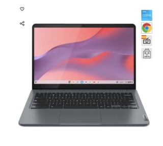Portátil Lenovo IdeaPad Slim 3 Chromebook Plus 14IAN8 por 316.74€