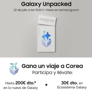 Samsung Galaxy Unpacked registrate y gana descuentos exclusivos