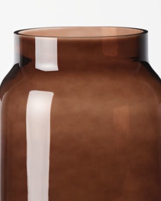 vaas ⌀15x30cm Bink glas bruin voor €12,87 bij Hema