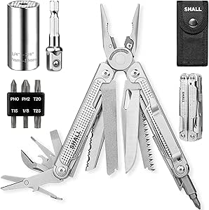 SHALL Multi Tool, 18-in-1 Multitool Pliers (W/Voucher) - Sold by SHALL Tools EU /