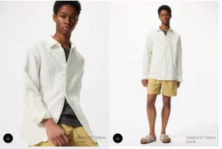 Chemise blanc cassé en 100% lin premium à 29,90€