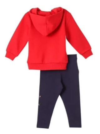 Conjunto Niña Minnie Mouse Polerón - Calza $9.290 disponible en Dimarsa, Chile
