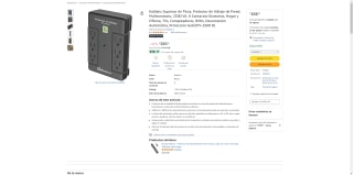 Koblenz Supresor de Picos 2500 VA 6 Contactos en $386 | Amazon