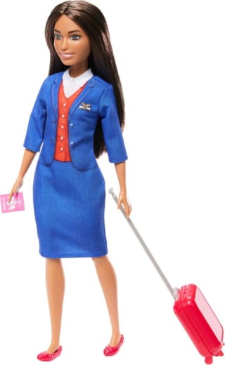 Barbie Stewardess Modepop voor €9,99 bij Bol