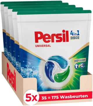 Persil Discs Universal (5x 35 stuks) voor €24,99 bij Bol