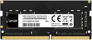 Lexar 8GB DDR4-3200 SO-DIMM (LD4AS008G-B3200ASST) voor €43,65 bij Amazon