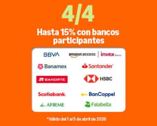 Cupones Bancarios Amazon: Hasta 15% de Ahorro