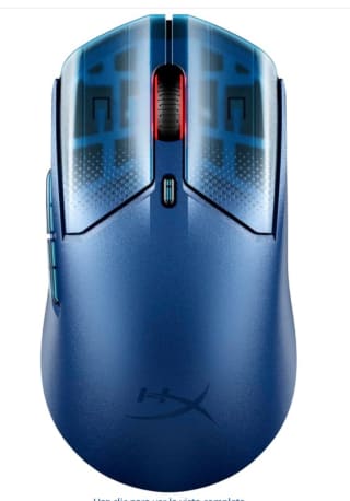 Ratón gaming inalámbrico HyperX Pulsefire Haste 2 S azul marino por 57.50€
