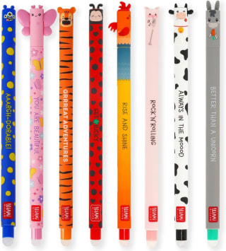 LEGAMI Erasable Gel Pen Set (8) for £2.66 at Amazon
