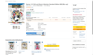Colección Ranma 1/2 Blu-ray por $519 | Oferta Amazon