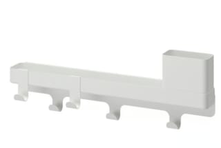 ALTARLIDEN Patère à crochets, avec rangement/blanc à 3,99€