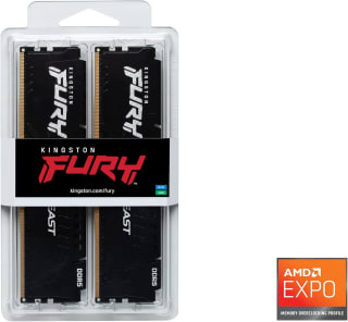Kingston Fury Beast 32Go (2x16Go) DDR5 6000 MHz CL36 pour 359,99€ chez Grosbill