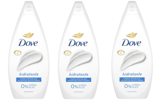 3 Botes de Dove Gel de Ducha Hidratante Limpieza delicada de 720 ml por 7.26€