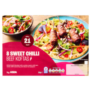ASDA 8 Sweet Chilli Beef Koftas 320g for £1 at Asda