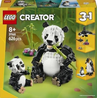 LEGO Creator 3-en-1 Animaux sauvages : la famille de pandas 31165 à 27,50
