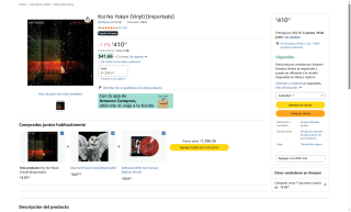 Vinilo Koi No Yokan Deftones por $411 | Oferta Amazon