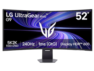 LG 52" UltraGear evo G9 (5K2K, 240Hz) voor €1.099 bij iBOOD