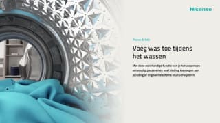 Hisense WF3S9043BB3 wasmachine voor €390,15 bij Bol