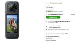 Cámara Insta360 X4 8K 360 por $6,853 | Bodega Aurrera (Cashi)