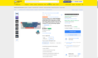 Teclado Machenike K500-B61 61 teclas por $405 | Oferta Mercado Libre