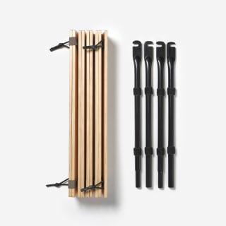 Table de camping en bois pour Trolley All Road Quechua à 9,99€ chez Decathlon