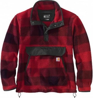 Pull-over en polaire Carhartt Relaxed Fit Plaid à 79€