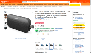Bose SoundLink Flex 2da Gen por $2,099 | Amazon (Banorte MSI)