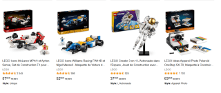 €20 extra korting vanaf €60 aan Lego items bij Amazon FR