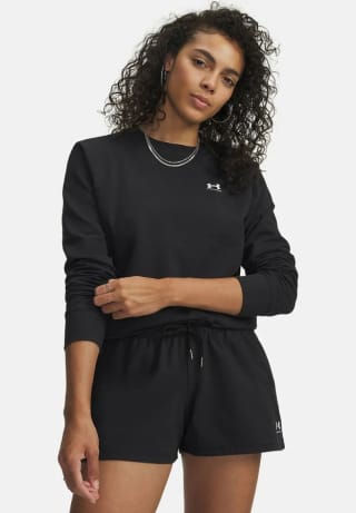Under Armour Terry Crew sudadera mujer negra por 49,50€