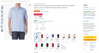 Polo Nautica clásico para hombre por $280 en Amazon