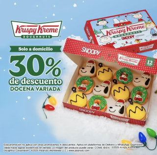 30% de descuento en Docena Variada | Krispy Kreme