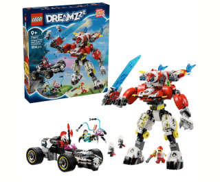 LEGO DREAMZzz Coopers tijgermecha en Zero's hot rod auto voor €49,99 bij Dreamland