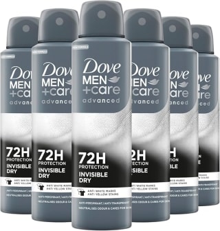 Men+Care Advanced Invisible Dry Anti-Transpirant Deodorant Spray 6-pack voor €10,49