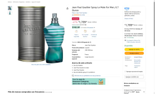 Jean Paul Gaultier Le Male For Men 200ml por $1,799 | Amazon