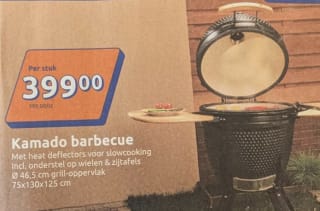 Kamado barbecue - 21 inch voor €399 bij de Action
